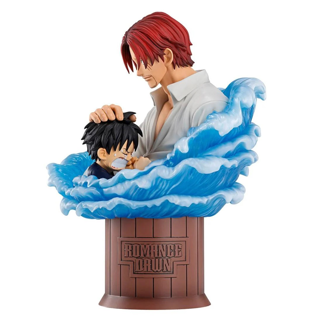 One Piece Shanks And Monkey D. Luffy Red Hair Pirates Ichibansho Statue By Bandai - Senzo.in