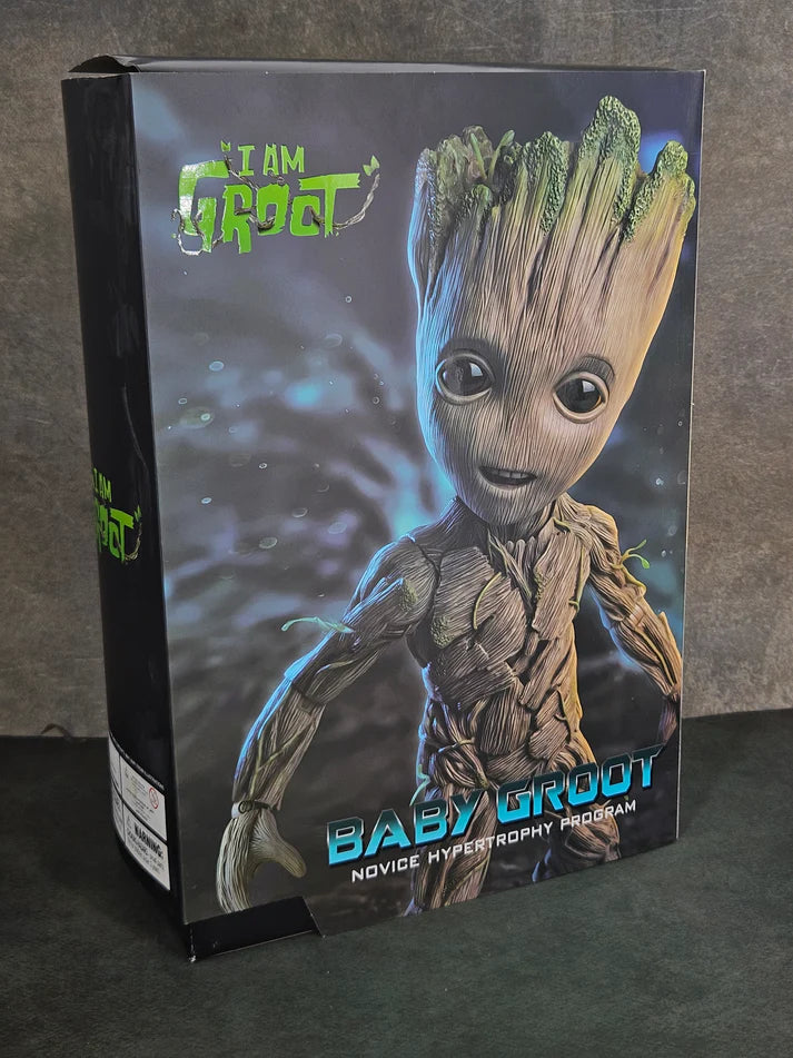 Baby Groot Premium Action Figure | 35 cm | Moving Joints | Collector Box - Senzo.in