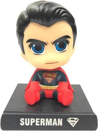 DC Comics Superman Bobblehead Figure | PVC Collectible Superhero Desk & Car Decor - Senzo.in
