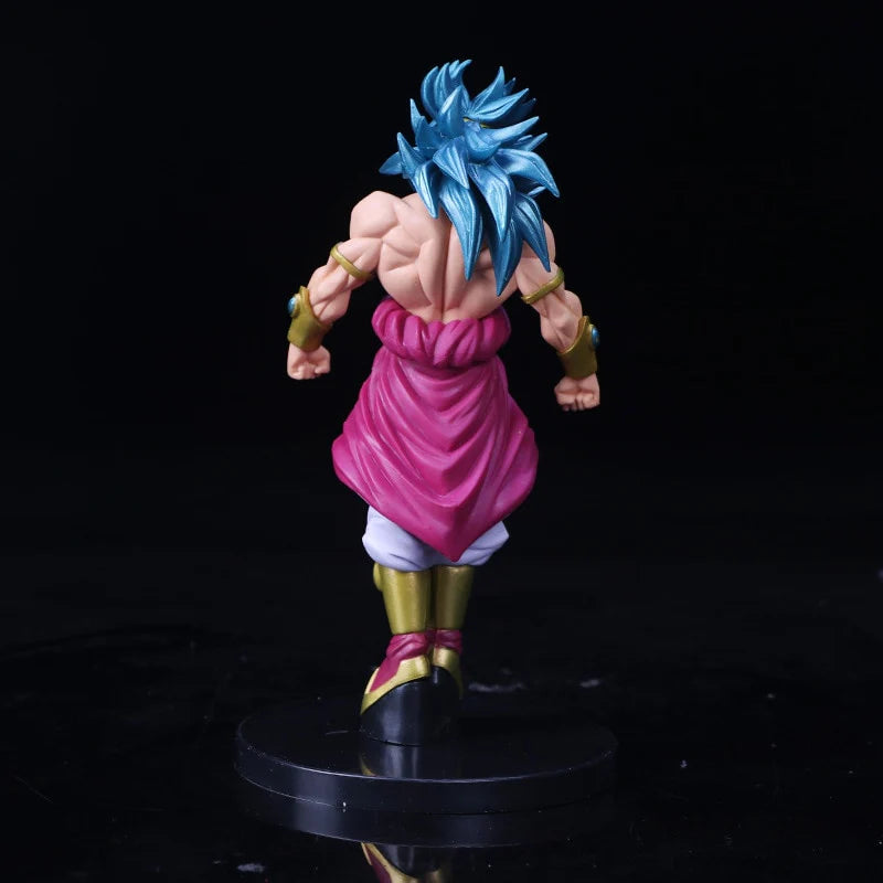 DBZ Legendary Super Saiyan Broly (Blue Hair Edition) Action Figure (20 cm) | Premium PVC Collectible - Senzo.in
