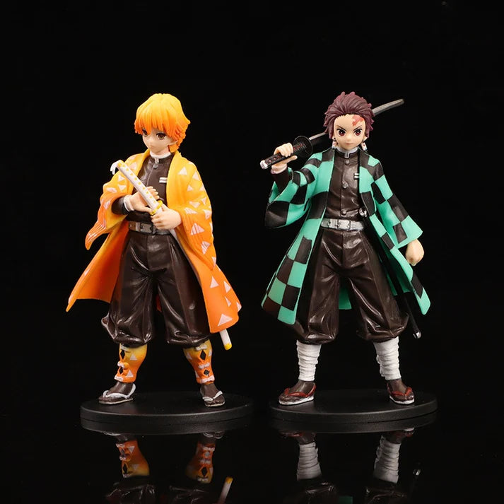 Demon Slayer 6pcs Character Action Figure Set (15cm) - Senzo.in