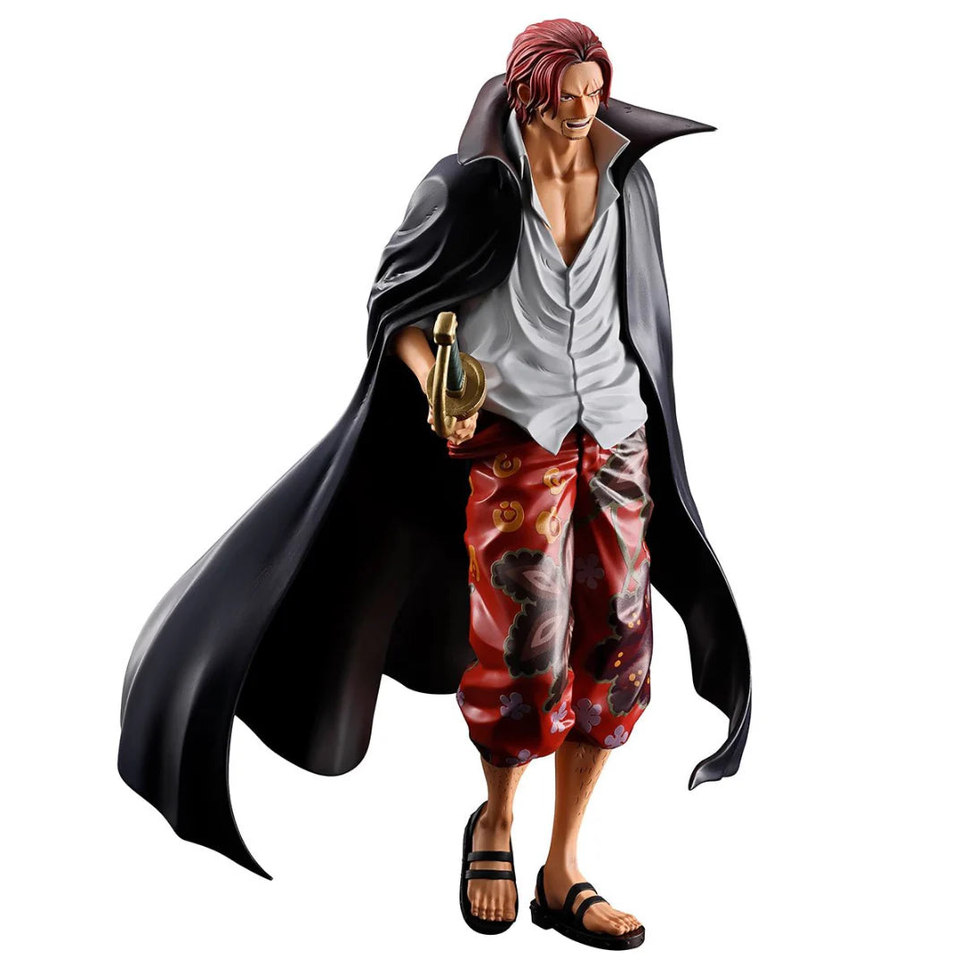 One Piece Shanks Red Hair Pirates Masterlise Expiece Ichibansho Statue By Bandai - Senzo.in