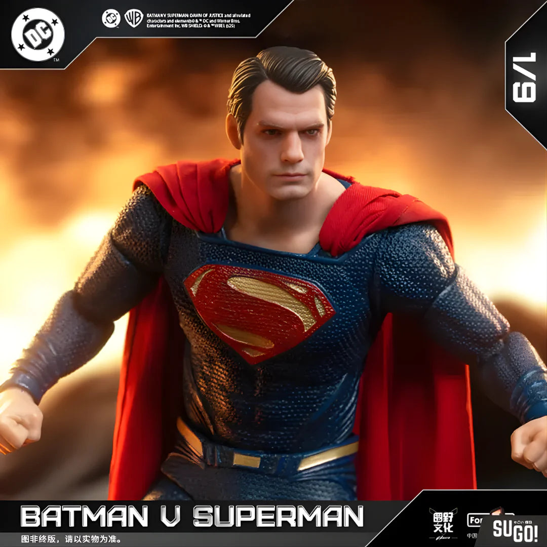 Dc Batman Vs Superman Deluxe Set - Armoued Batman And Superman 2 Pack Action Figure By Fondjoy - Senzo.in