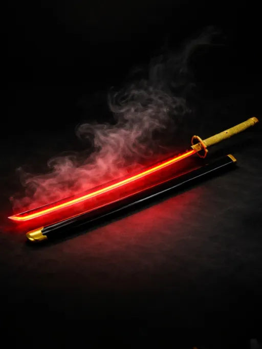 Yoriichi Smoke LED Katana – Senzo Exclusive - Senzo.in