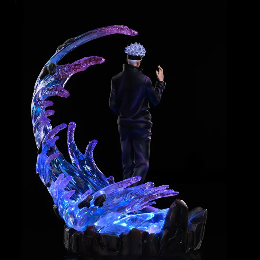 Gojo Satoru LED Light Action Figure with Changeable Head (35 CM | PVC) - Senzo.in