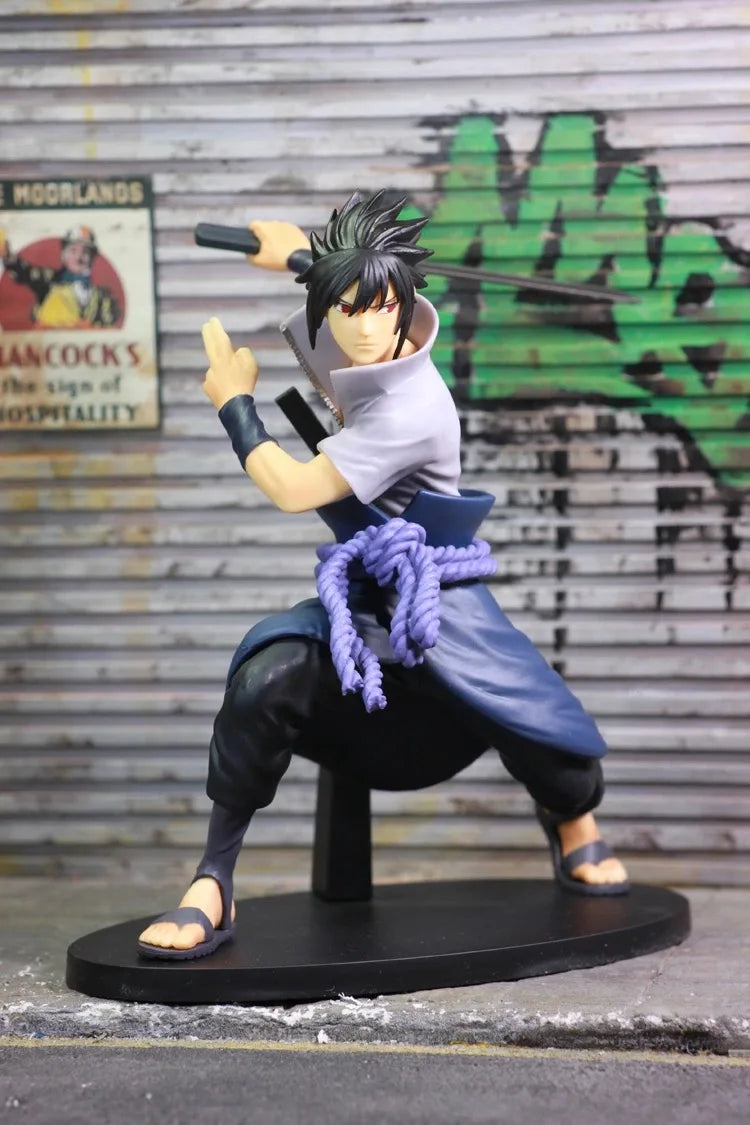 Sasuke Uchiha Sword Action Figure – 17 cm Lightning Avenger Edition (PVC) - Senzo.in