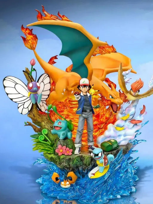 Ash Ketchum & Pokémon Dynamic Diorama Statue – Senzo Exclusive - Senzo.in