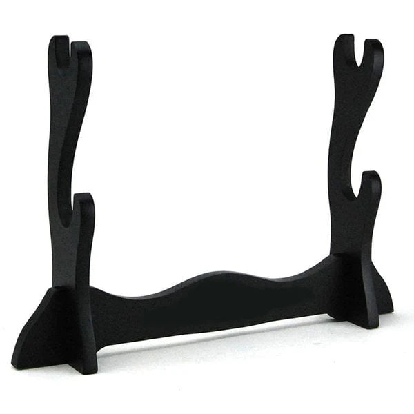 Premium Wooden Katana Stand | Black Finish | Detachable Display Holder - Senzo.in