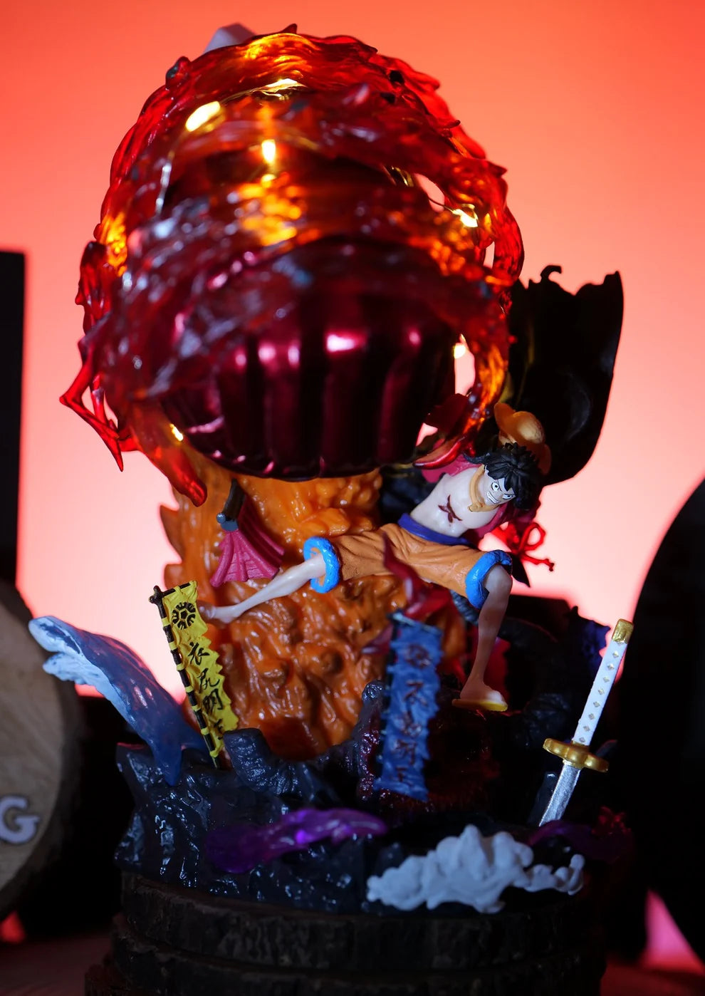 Monkey D. Luffy Gear 4 Fire Punch Action Figure (21.5 CM | PVC) - Senzo.in