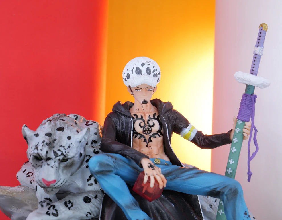 Trafalgar D. Water Law Snow Leopard Scene Action Figure (27 CM | PVC) - Senzo.in