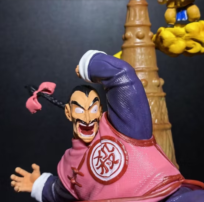 Dragon Ball Tao Pai Pai vs Son Goku Action Figure | 27.5 cm | Battle Scene Collectible - Senzo.in