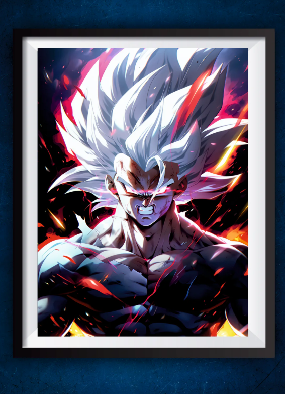 Senzo Ultra Instinct Goku Poster Set (Pack of 2) - Senzo.in