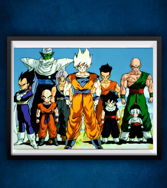 Senzo Dragon Ball Z Characters Poster Set (Pack of 2) - Senzo.in