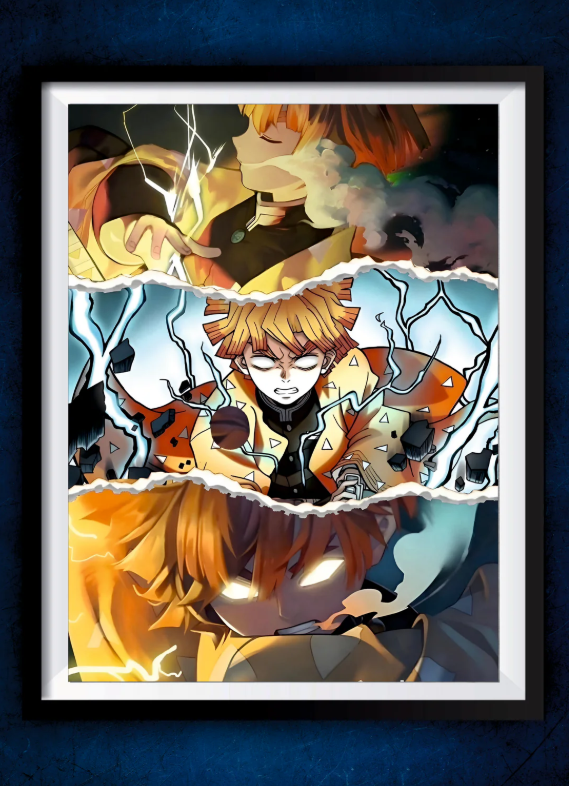 Senzo Zenitsu Poster Set (Pack of 2) - Senzo.in