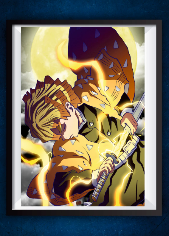 Senzo Zenitsu Poster Set (Pack of 2) - Senzo.in