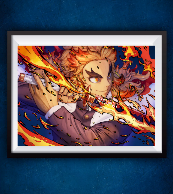 Senzo Rengoku Poster Set (Pack of 2) - Senzo.in
