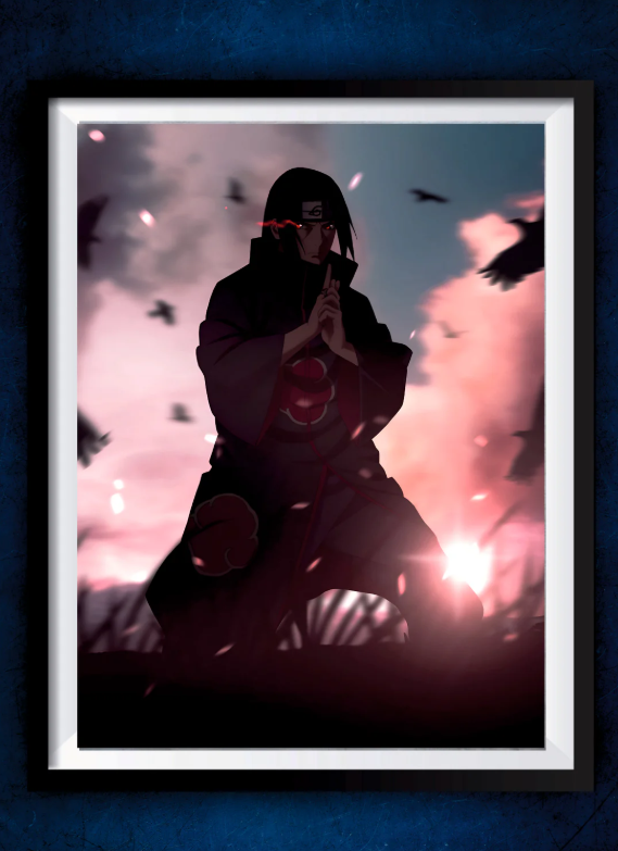 Senzo Itachi Uchiha Poster Set (Pack of 2) - Senzo.in