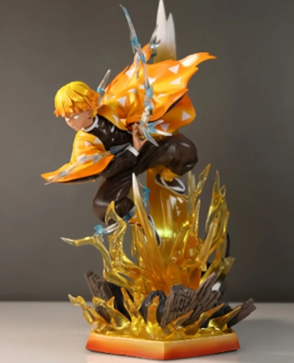 Demon Slayer Zenitsu Agatsuma Action Figure with Lights (31cm) - Senzo.in