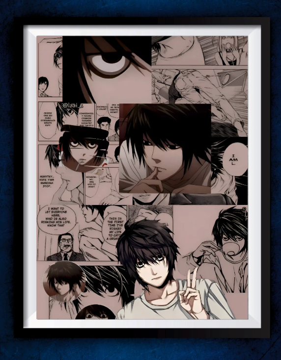 Senzo L Death Note Poster Set (Pack of 2) - Senzo.in