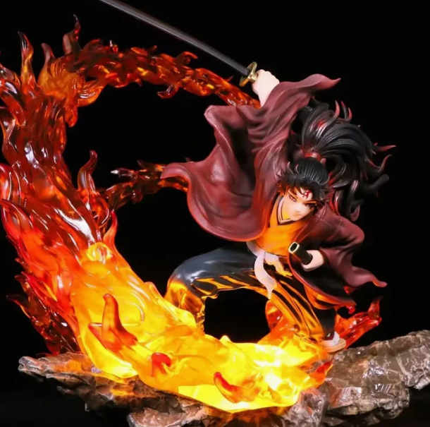 Demon Slayer Yoriichi PVC Action Figure with LED (20.5cm) - Senzo.in