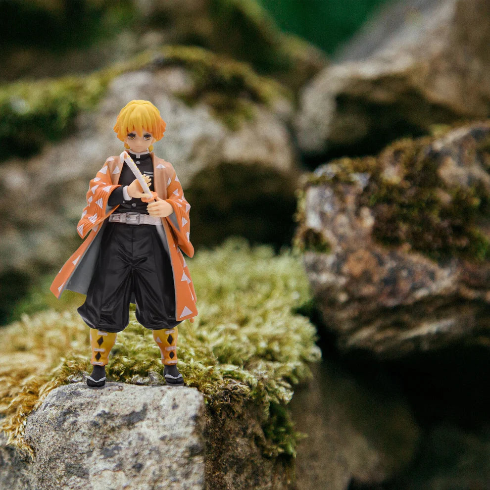 Demon Slayer Zenitsu Agatsuma PVC Action Figure (15cm) - Senzo.in