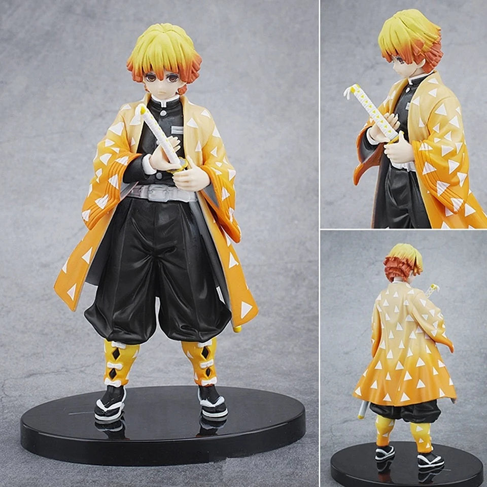 Demon Slayer Zenitsu Agatsuma PVC Action Figure (15cm) - Senzo.in