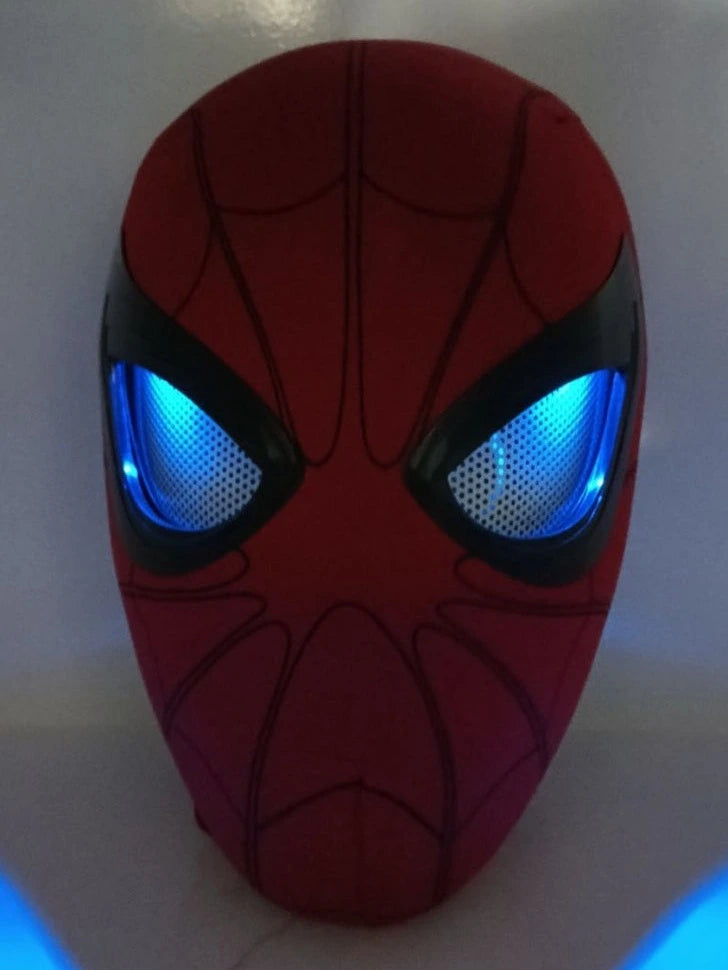 LED Red Spider-Man Mask – Stealth Suit Remote Edition - Senzo.in