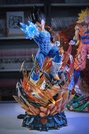 Dragon Ball Z Vegeta Action Figure (3 Heads) | 41 cm | PVC Anime Collectible - Senzo.in