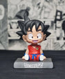 DBZ Goku Bobblehead with Mobile Holder (14.5 cm) | Car & Desk Anime Accessory - Senzo.in