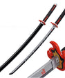 Tanjiro Kamado Flame Nichirin Katana | Wooden Blade | 104 cm | Demon Slayer Cosplay Sword - Senzo.in
