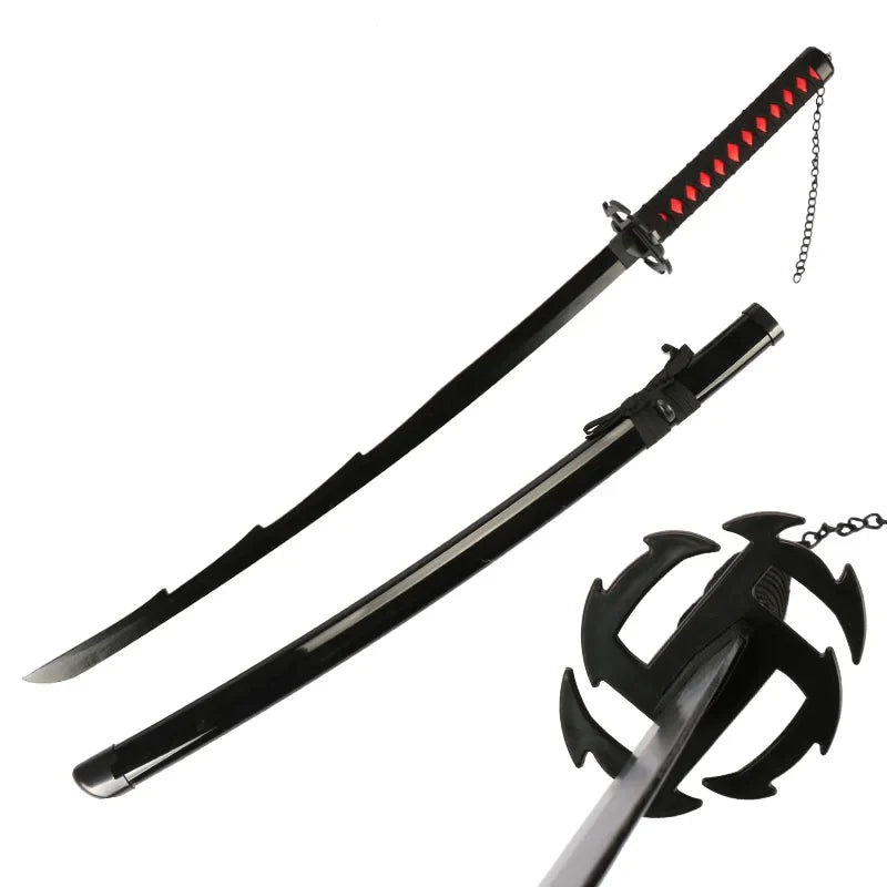 Ichigo Kurosaki Zangetsu Katana (Model 3) | Wooden Blade | 105 cm | Bleach Cosplay Sword - Senzo.in