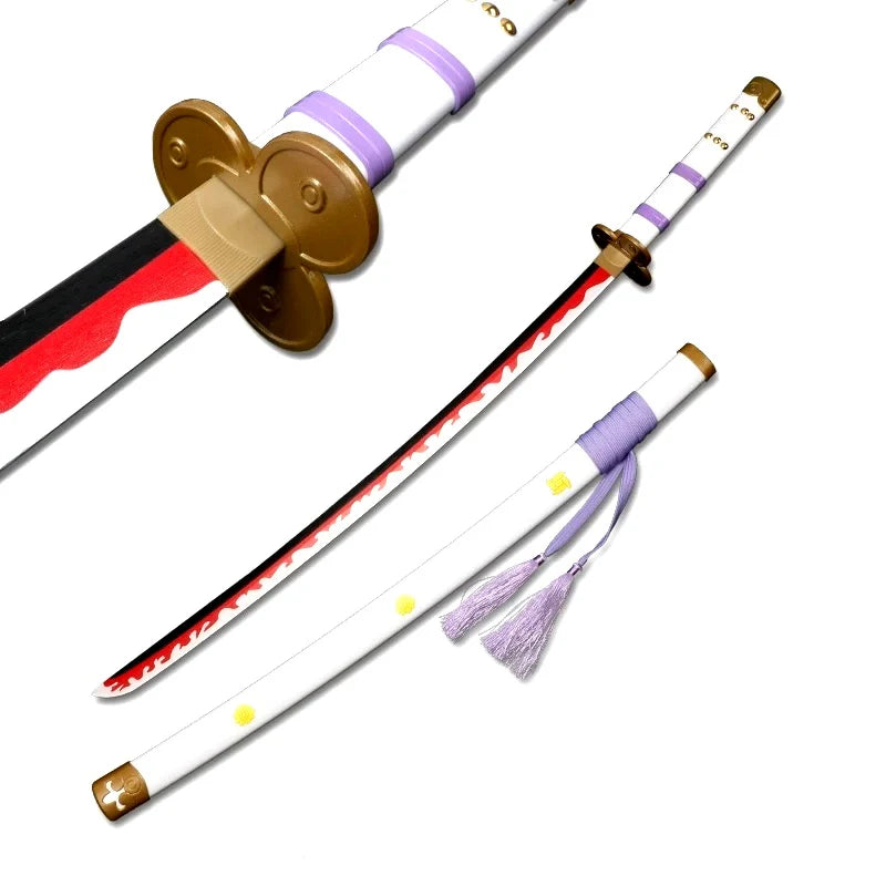 Kozuki Oden Ame no Habakiri Katana | Wooden Blade | 104 cm | One Piece Cosplay Sword - Senzo.in