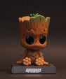 Dancing Groot Bobblehead Mobile Holder for Car & Desk | 14.5 cm - Senzo.in