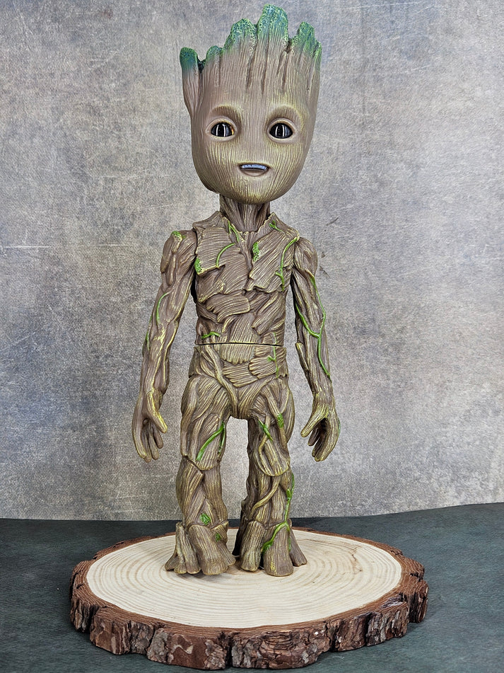 Baby Groot Premium Action Figure | 35 cm | Moving Joints | Collector Box - Senzo.in