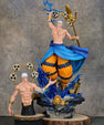 One Piece Pirate Gate God GK Thunder Enel Action Figure (40 CM | 2-Body Statue | PVC) - Senzo.in