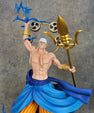 One Piece Pirate Gate God GK Thunder Enel Action Figure (40 CM | 2-Body Statue | PVC) - Senzo.in