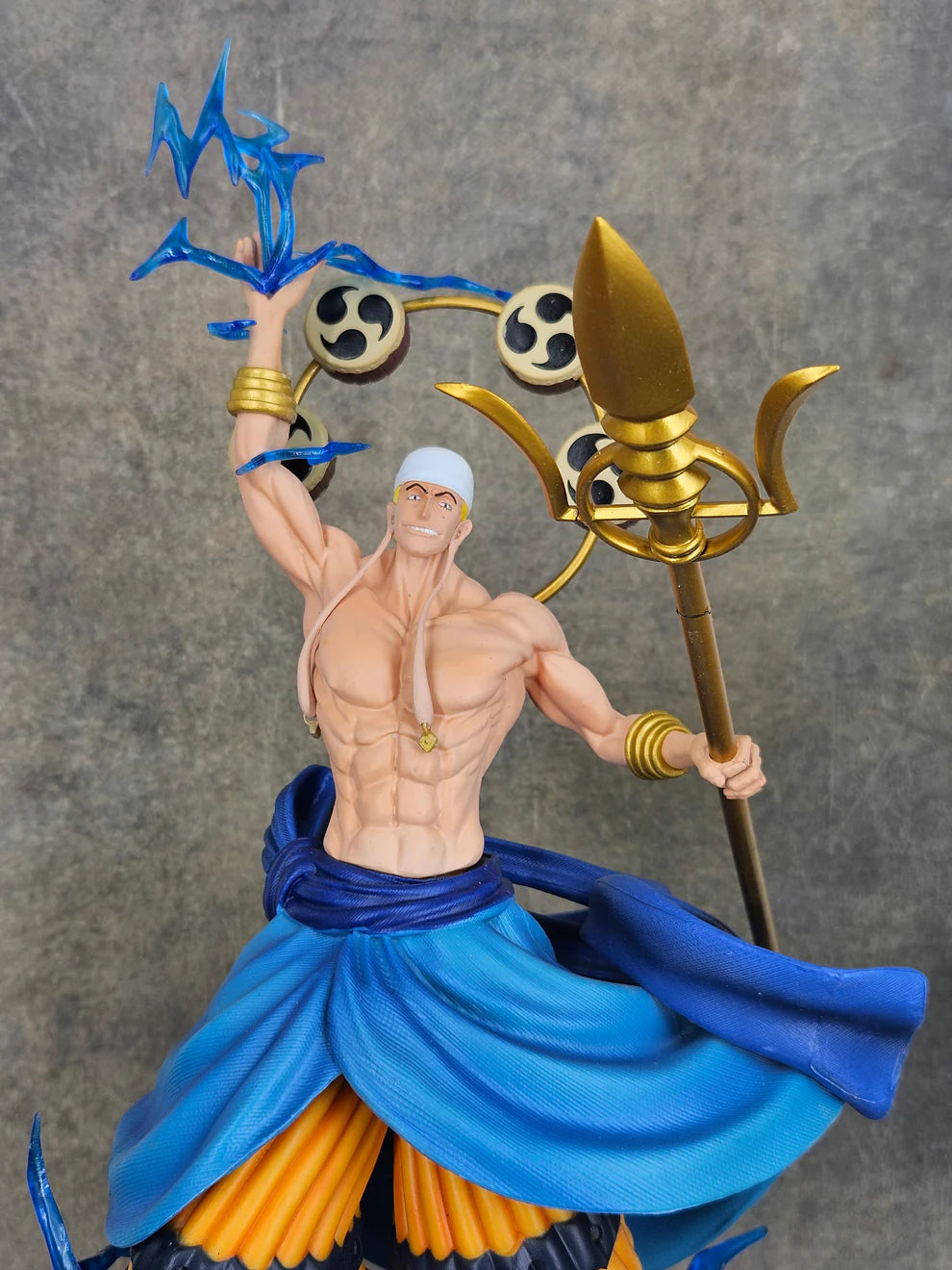 One Piece Pirate Gate God GK Thunder Enel Action Figure (40 CM | 2-Body Statue | PVC) - Senzo.in