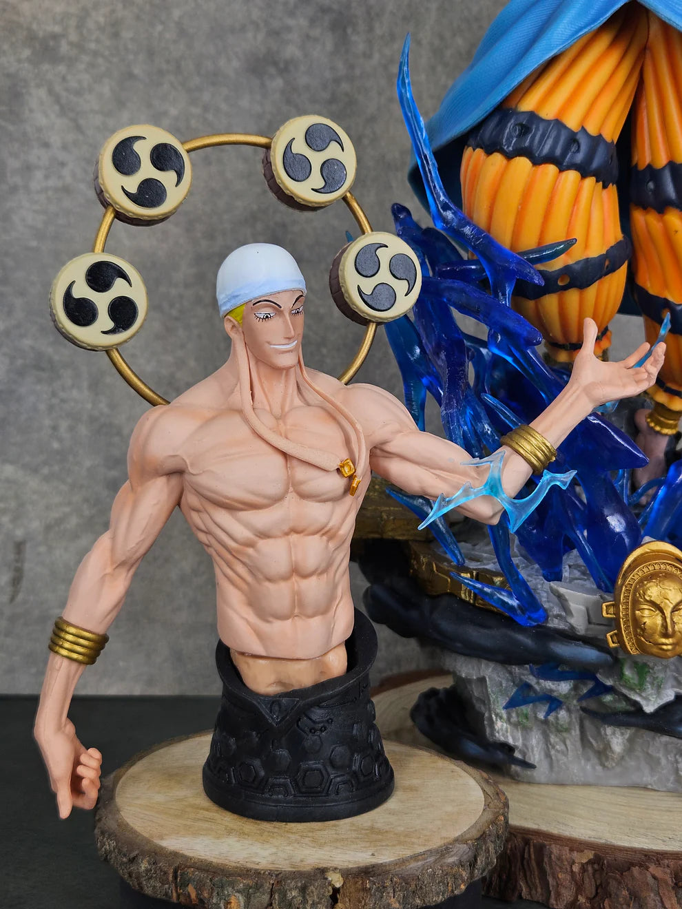 One Piece Pirate Gate God GK Thunder Enel Action Figure (40 CM | 2-Body Statue | PVC) - Senzo.in