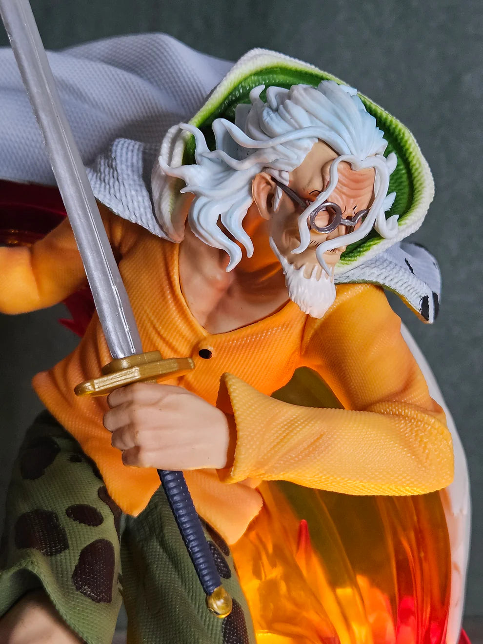 One Piece Silver Rayleigh Attacking Action Figure (40 CM | PVC | Light Feature) - Senzo.in