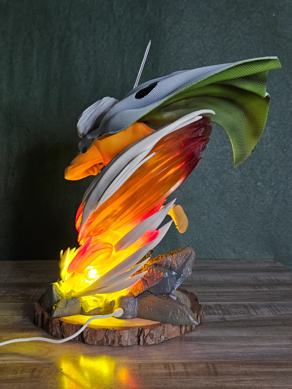 One Piece Silver Rayleigh Attacking Action Figure (40 CM | PVC | Light Feature) - Senzo.in