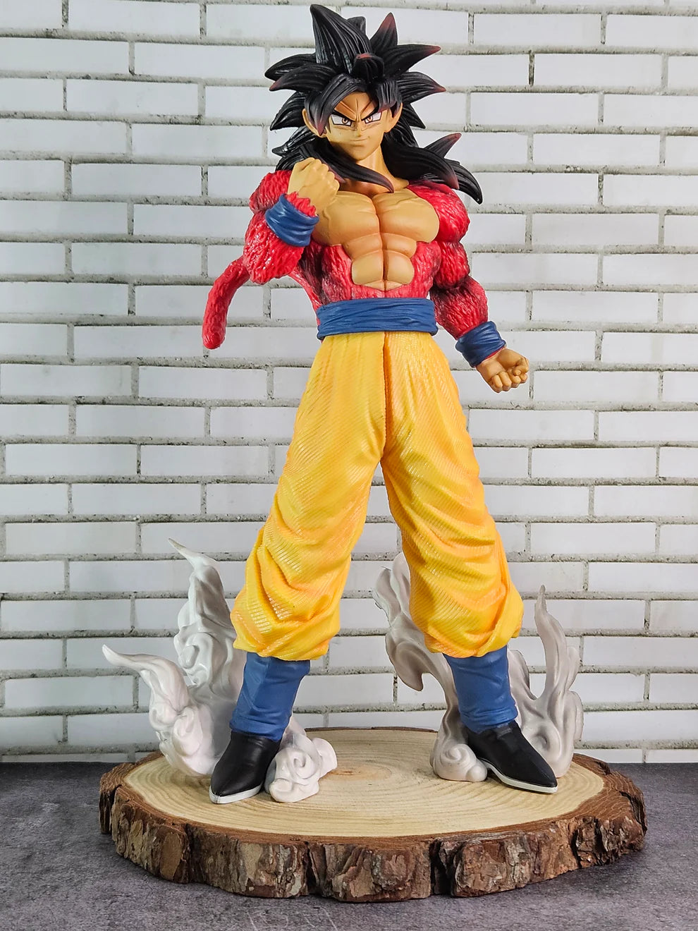 DBZ Goku SSJ4 Cloud Version Figurine (30 cm) | Super Saiyan 4 Premium Collectible - Senzo.in