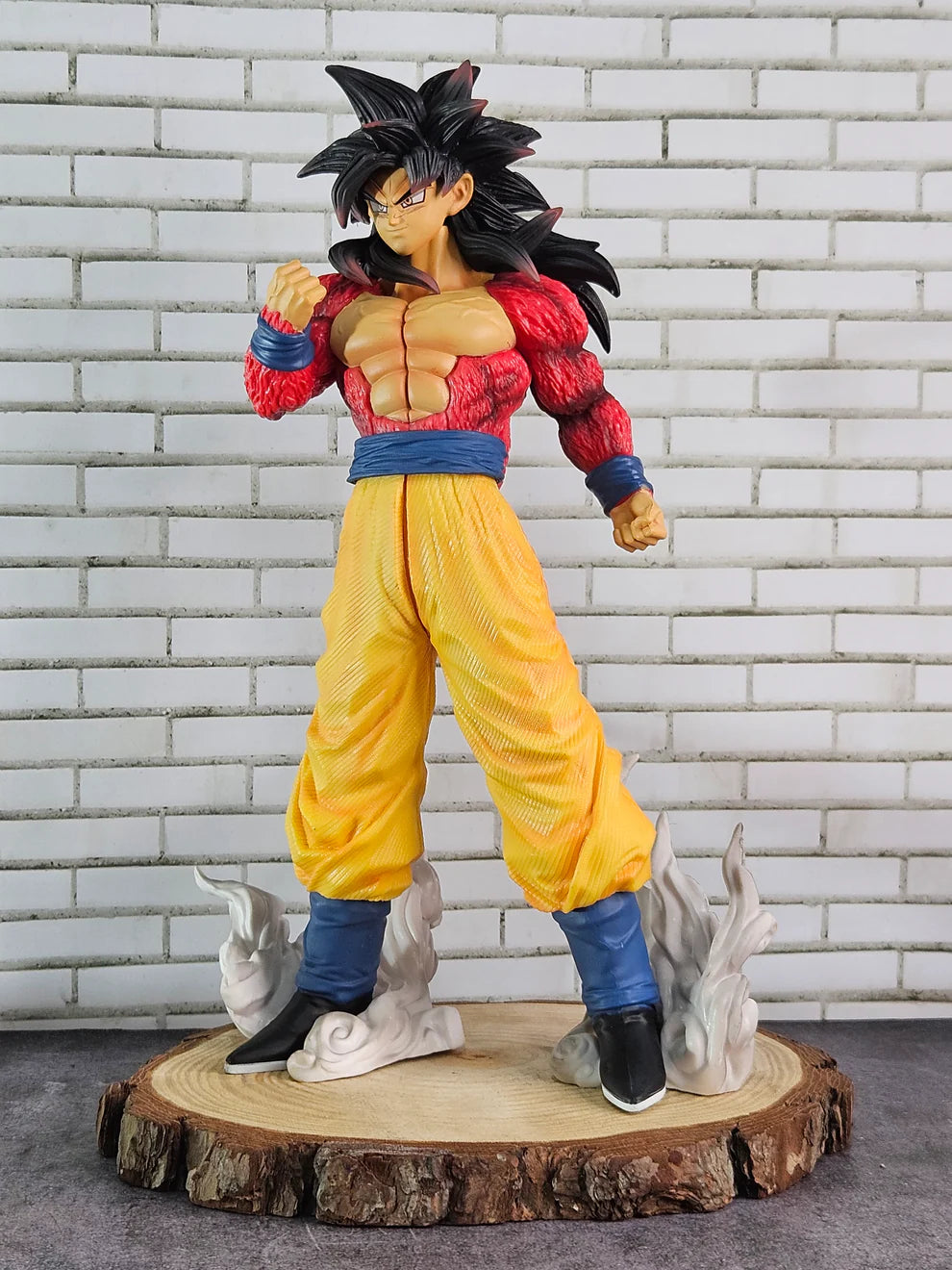 DBZ Goku SSJ4 Cloud Version Figurine (30 cm) | Super Saiyan 4 Premium Collectible - Senzo.in