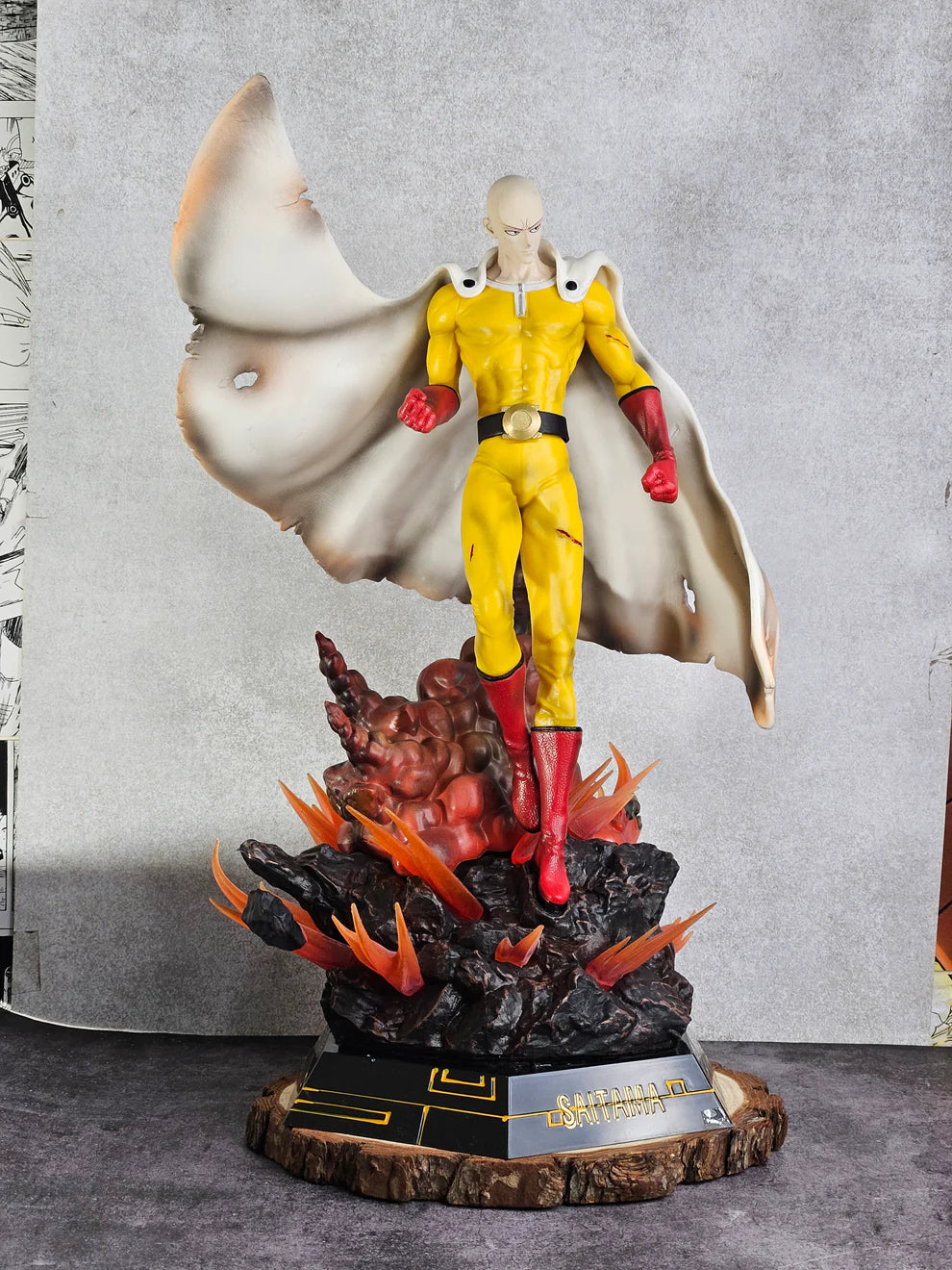 Saitama GK Ver. Large Action Figure (44 CM | PVC | Premium Statue) - Senzo.in