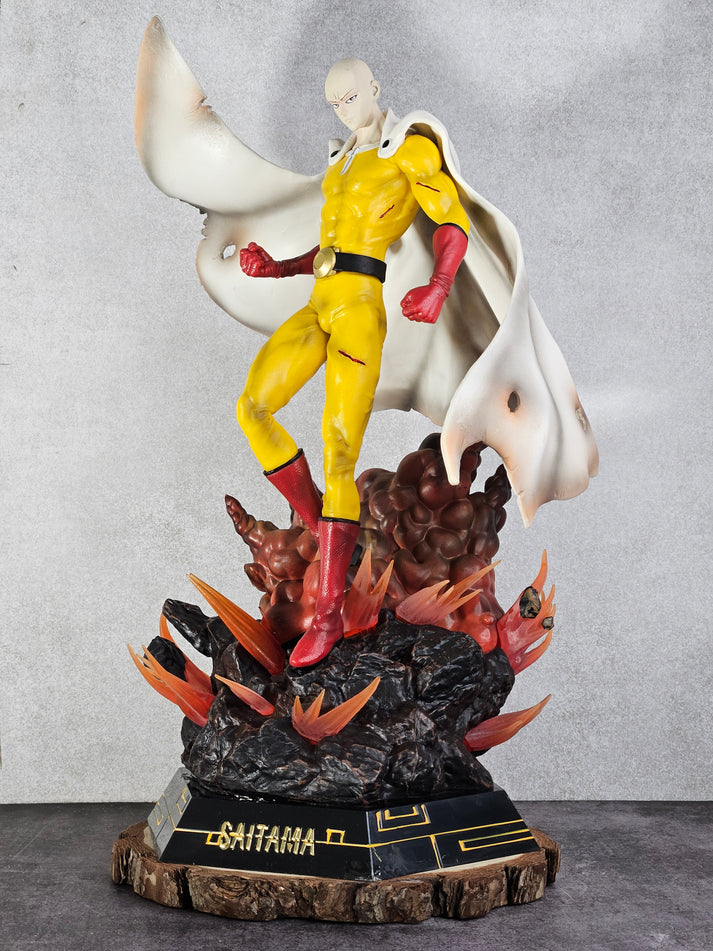 Saitama GK Ver. Large Action Figure (44 CM | PVC | Premium Statue) - Senzo.in
