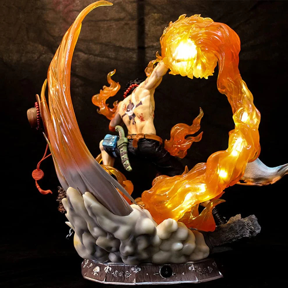 Portgas D. Ace Fire Fist Premium Action Figure with Lights (42 CM | PVC) - Senzo.in