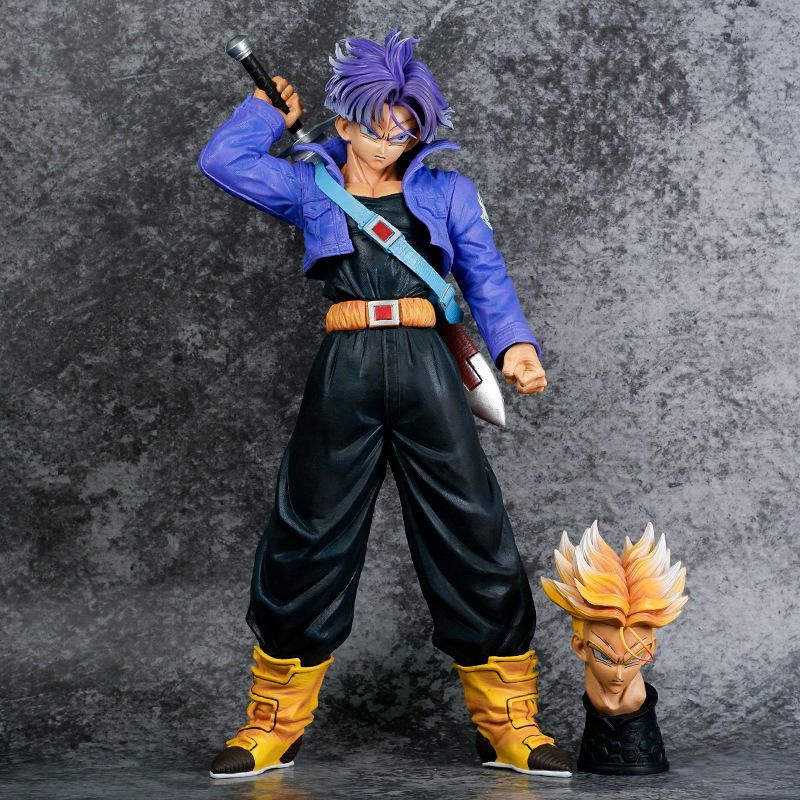 DBZ Future Trunks with Jacket Action Figure (43 cm) | Premium PVC Collectible - Senzo.in