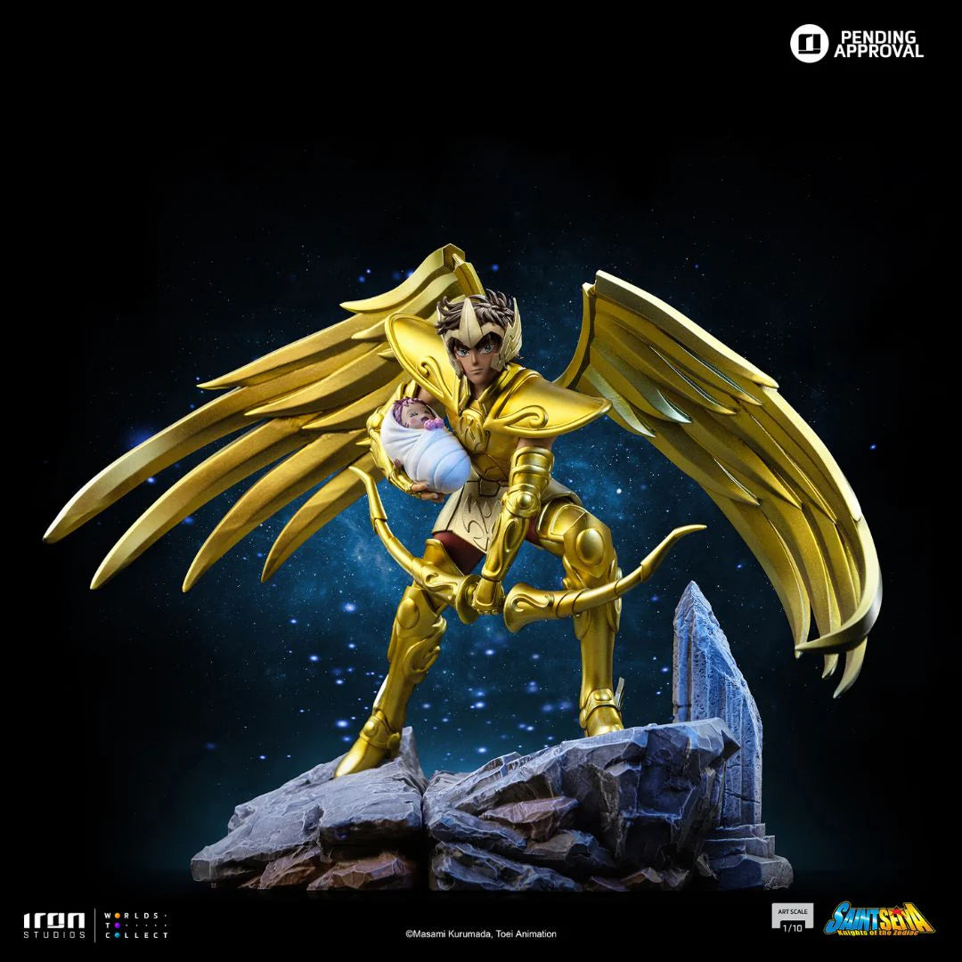 Sagittarius Aiolos Art Statue By Iron Studios - Senzo.in