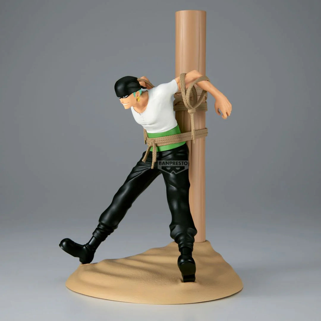 One Piece Fl Pirate Hunter Zoro Figure by Banpresto - Senzo.in