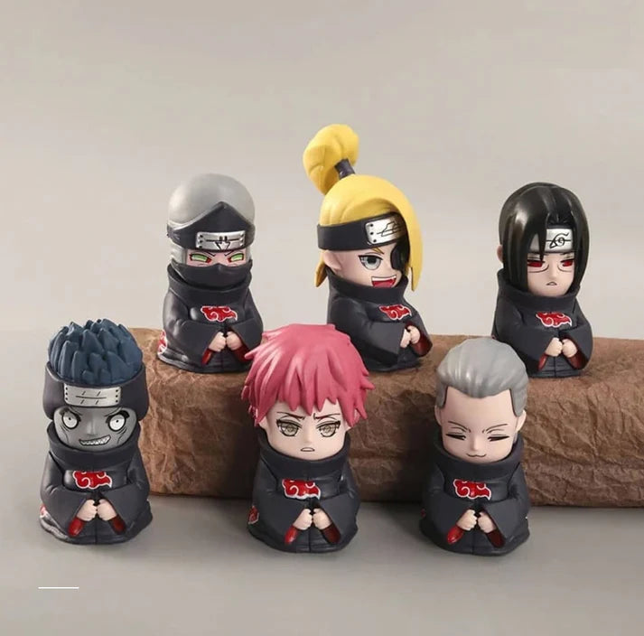 Akatsuki Palm Series Figure Set (6 Characters | 10 CM Each) - Senzo.in