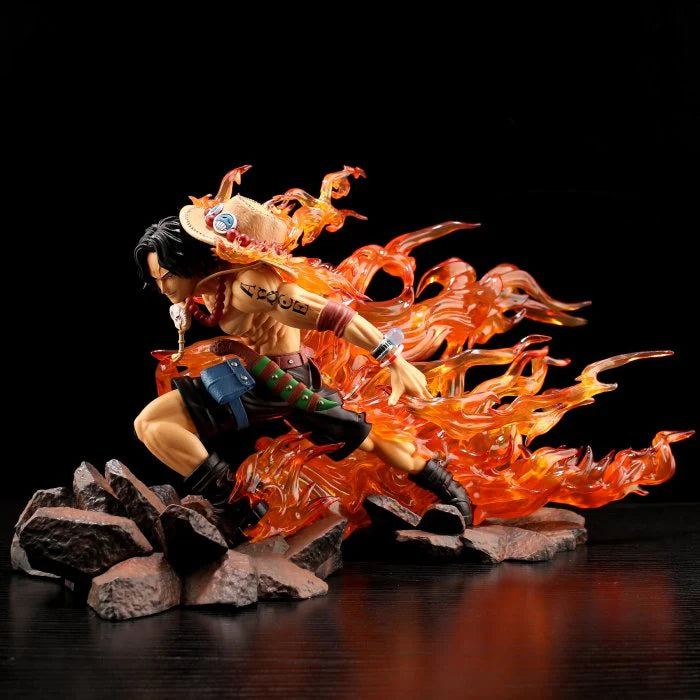 Portgas D. Ace Fire Fist Action Figure with Lights (41 CM | PVC) - Senzo.in